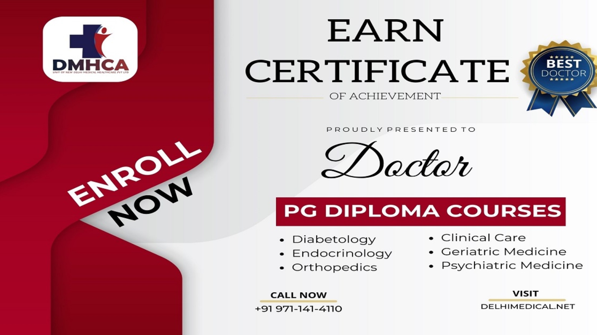 PG DIploma Courses for Doctors (After MBBS / MD / MS)